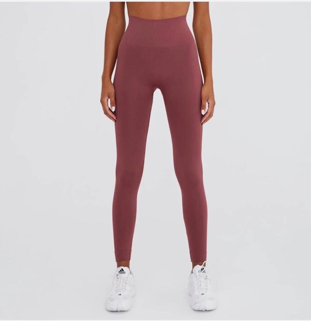 Set Active Seamless Ribbed Leggings Small